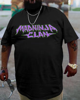 Gothic Plus Size Madninja Clan Casual T-Shirt